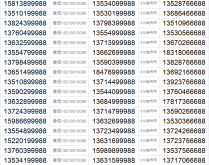 赤峰手機(jī)靚號營業(yè)廳電話號碼