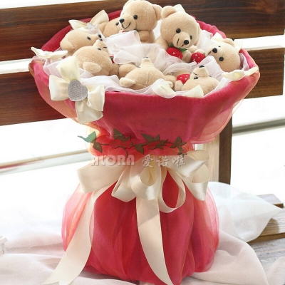 赤峰草莓熊花束店電話號碼查詢-第1張圖片