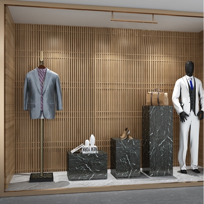 赤峰男裝展示架定制店電話號碼-第1張圖片